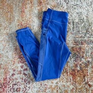 Fabletics Blue Leggings Sleek Performance Wear